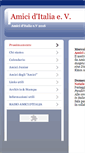 Mobile Screenshot of amiciditalia.eu